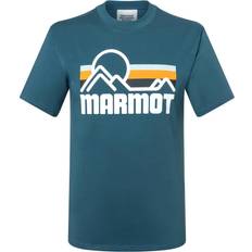 Marmot T-shirts & Toppe Marmot Mens Coastal Short Sleeve T-Shirt Dusty Teal