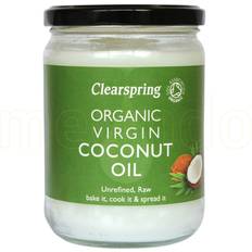 Clearspring Olier & Vineddiker Clearspring Unrefined & Raw Organic Coconut Oil 400g