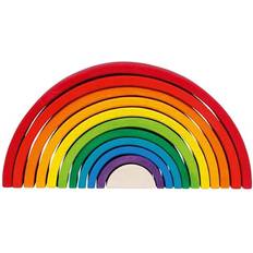 Træklodser Goki Byggeklodser Rainbow
