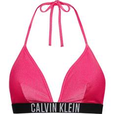 Nylon - S Bikinitoppe Calvin Klein Triangle Bikini Top Intense Power PINK