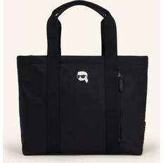 Karl Lagerfeld Sort Tote Bag & Shopper tasker Karl Lagerfeld K/ikonik Nylon Large Zip-top Tote Bag, Woman, Black, Size: One size
