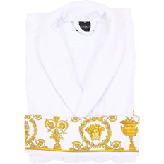 Versace Nattøj Versace Home Baroque cotton bathrobe white