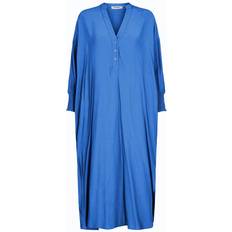 Ballonærmer - Blå - L Kjoler Co'Couture SunriseCC Smock Tunic Dress - New Blue