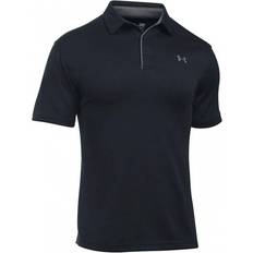 Under Armour Herre Polotrøjer Under Armour Men's Tech Golf Polo Shirt - Black/Graphite