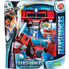 Hasbro Transformers Actionfigurer Hasbro Transformers Earthspark Spin Changer Optimus Prime with Robby Malto