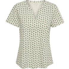 Part Two 36 T-shirts & Toppe Part Two Gesinaspw Blouse - Green Brair Mini Leaf Print