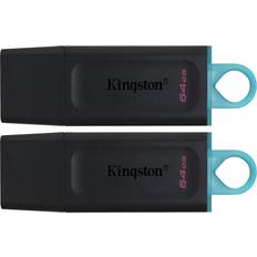 Hukommelseskort & USB Stik Kingston USB 3.2 Gen 1 DataTraveler Exodia 64GB (Pack of 2)