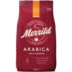 Merrild Hele kaffebønner Merrild 100% Arabica Coffee Beans 1000g