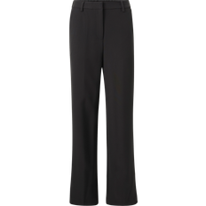 Y.A.S Dame Bukser & Shorts Y.A.S Skræddersyede bukser med vide ben sort Del af sæt-Black SORT