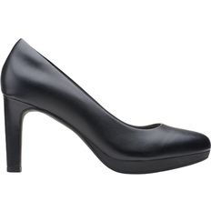 4 - 43 ½ - Dame Højhælede sko Clarks Ambyr Joy - Black Leather