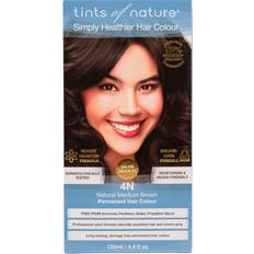 Tints of Nature Genfugtende Hårfarver & Farvebehandlinger Tints of Nature Permanent Hair Colour 4N Natural Medium Brown 130ml