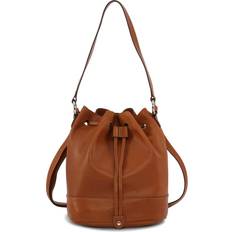 Adax Brun - Skind Tote Bag & Shopper tasker Adax Bucket Bag, Brun