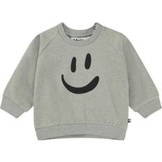Molo Grå Sweatshirts Molo Grey Melange Disc Sweatshirt -104