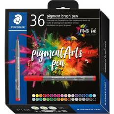 Pensler Staedtler Brush Pen Pigment 36 Stk/Ass Fjernlager, 5-6 dages levering
