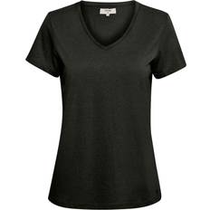 Cream Sort Overdele Cream Women's Naia T-Shirt - Pitch Black