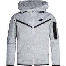 Nike S Overdele Nike Boy's Sportswear Tech Fleece - Dark Grey Heather/Black (CU9223-063)