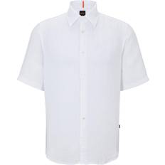 Hugo Boss Herre - Hvid Tøj HUGO BOSS Rash Skjorte, Hvid