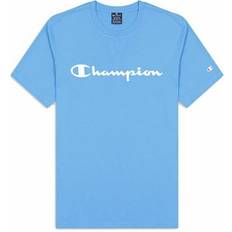 Champion Bomuld - Herre - S Overdele Champion Legacy American Classics Logo T-shirt - Azure Blue