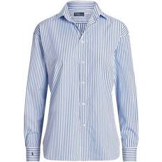Polo Ralph Lauren Dame - S Skjorter Polo Ralph Lauren Striped Popeline Shirt - Sky Blue