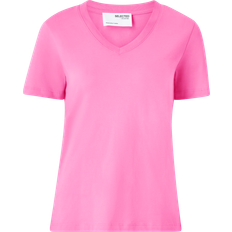Selected 40 - Pink Overdele Selected Klassisk T-shirt Lyserød