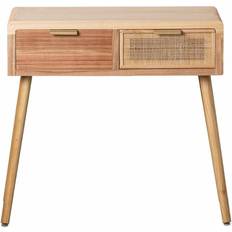 BigBuy Home Natural Paolownia wood Console Table