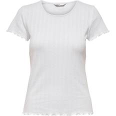 Only Carlotta SS Top - White