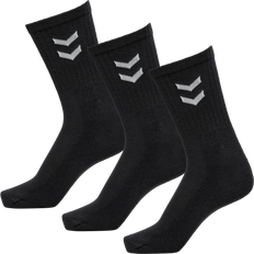 Hummel Bomuld - Sort Undertøj Hummel Basic Socks 3-pack - Black (022030-2001)