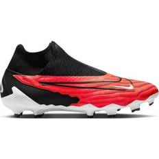 Nike 45 - Strikket stof - Unisex Fodboldstøvler Nike Phantom GX Pro FG - Bright Crimson/White/University Red/Black