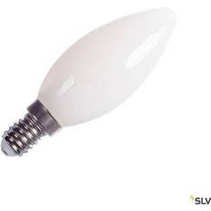 SLV E14 LED-pærer SLV C35 E14, LED-lyskilde matteret 4,2W 2700K CRI90 320°
