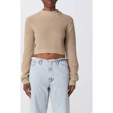 Calvin Klein Beige Sweatere Calvin Klein Jeans Chunky Pullover Kvinde Sweaters Bomuld hos Magasin Pf2