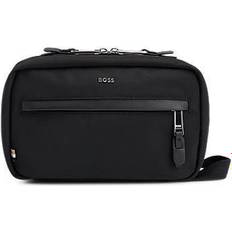 Hugo Boss Logo-lettering washbag with two-way zip