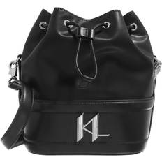 Karl Lagerfeld Sort Bucket Bags Karl Lagerfeld Bucket Bags K/Saddle Bucket Bag black Bucket Bags for ladies