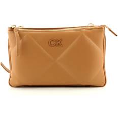 Calvin Klein Brun Tasker Calvin Klein Quilted Crossbody Bag BROWN One Size