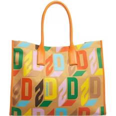DSquared2 Shopping Bags Shopper Canvas Monogram Embroidery colorful Shopping Bags for ladies