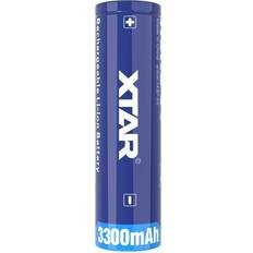 Xtar Batteri 18650 med knop 3,6V Li-ion batteri med 3300 mAh
