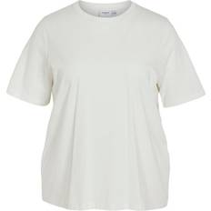 Vila Hvid T-shirts Vila Curve Rund Hals T-shirt