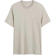 Converse Slim Tøj Converse Go-To Embroidered Star Chevron Standard-Fit T-shirt - Beach Stone