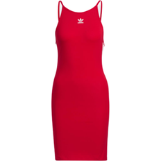 Adidas Dame Kjoler adidas Adicolor Classics Tight Summer Dress - Better Scarlett