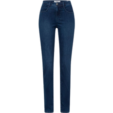 Blå - Dame - Viskose Jeans Brax Mary Jeans - Used Regular Blue