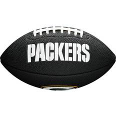 Amerikansk fodbold Wilson NFL Mini Soft Touch amerikansk fodbold, Green Bay Packers Unisex Tilbehør og Udstyr Sort