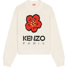 Kenzo Dame Tøj Kenzo Boke Flower Sweater - Egg Shell