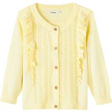 Name It Atelier Mini Long Sleeve Knitted Cardigan - Double Cream