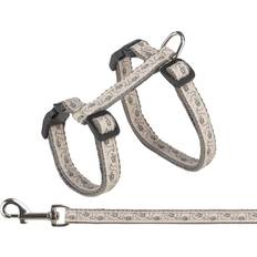 Trixie Cat harness with lead, 27–45 cm/13 mm, 1.20 m, grey/beige