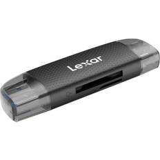 LEXAR Cardreader Dual Slot USB-A/C (LRW310U) Supports microSD and SD cards