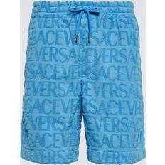 Versace Bukser & Shorts Versace Allover shorts 1va90_summer_sky_blue