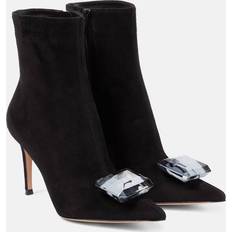 Gianvito Rossi Jaipur suede ankle boots black