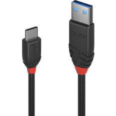 Nikkel - USB A-USB C - USB-kabel Kabler Lindy USB A - USB C M-M 0.5m
