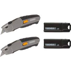 Toughbuilt TB-H4S52-20 Autoloading Utility Twin Pack Snap-off Blade Knife