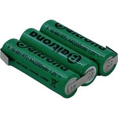 Beltrona RTU3AAZ Batteripakke Celletal: 3 Batteristørrelse: R6 AA Z-loddefane NiMH 3.6 V 2200 mAh