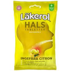 Läkerol Hals Ingefära Citron 65g 1stk
